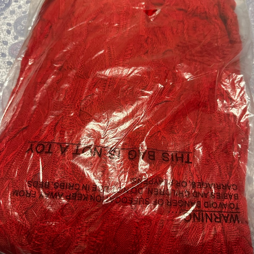 COOGI Red Crewneck Sweater Vibrant Style